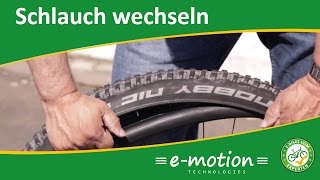 Schlauch wechseln beim eBike  Pedelec  Wie geht das [upl. by Brittaney]