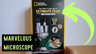 Microscopio NATIONAL GEOGRAPHIC 40640x con Soporte para Smartphone [upl. by Adlecirg]