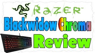 Razer Blackwidow Chroma Mechanische Gaming Tastatur  Review [upl. by Yokoyama]