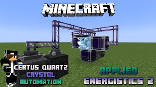 Certus Quartz Crystal Automation  Farm 📀 Minecraft Applied Energistics Tutorial 📀 English [upl. by Bibah]