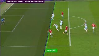 Rashford CONTROVERSY goal Vs West Ham [upl. by Madalena]