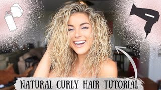 My Natural Curly Hair Tutorial  How to with Angelique Cooper [upl. by Nirrok598]