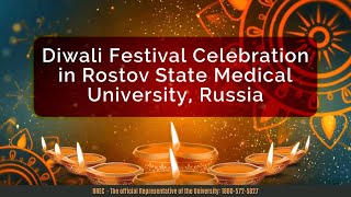 Diwali Festival Celebration in Rostov State Medical University Russia [upl. by Aneger]