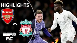 ⏰ LATE DRAMA ⏰ Arsenal vs Liverpool  FA Cup Highlights  ESPN FC [upl. by Betz]