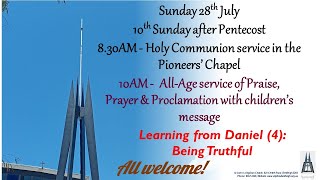 St Johns Anglican Church Bentleigh Sunday 28 July 2024 10am Praise prayer amp proclamation [upl. by Aihsar595]