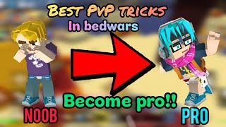 Best PVP Tricks  bedwars blockman go [upl. by Idnal534]