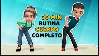 EJERCICIO DE CUERPO COMPLETO DE 30 MIN PARA NIÑOS ENTRENAMIENTO EN CASA [upl. by Aisor]