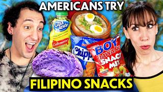 Americans Try Filipino Snacks For The First Time [upl. by Ilyk]