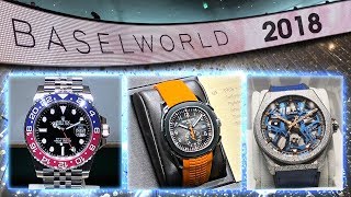 Baselworld 2018  Watch Show  Rolex Omega Hublot Tudor Zenith Patek Philippe amp More [upl. by Sekyere536]