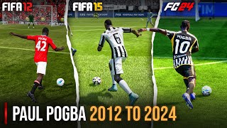 PAUL POGBA IN EVERY FIFA 1224 [upl. by Irtak]