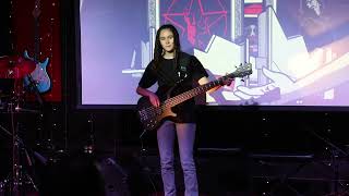 YYZ Rush Bass Cover by Xochitl OOTW Music School Spring Showcase 2024 [upl. by Anirehtac61]