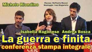 La guerra è finita conferenza integrale con Riondino Ragonese Bosca [upl. by Ahsaenat]