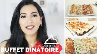 Recettes dapéritifs amp Buffet dînatoire Facile et rapide [upl. by Ylrevaw]