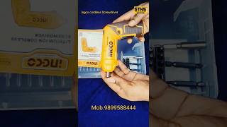 iNGCO 4V Electric Cordless Screwdriver set CSDLI0442 Shorts ingcosscrewdriver [upl. by Ehsom140]