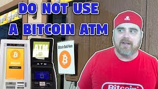 Do Not Use a Bitcoin ATM BTC ATM Review [upl. by Ainotna]