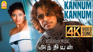 Kannum Kannum Nokia  4K Video Song  கண்ணும் கண்ணும் நோக்கியா  Anniyan  Vikram  Harris Jayaraj [upl. by Hayouqes625]