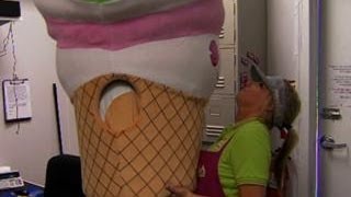 Undercover Boss  Menchies Costume Deleted Scene [upl. by Annaira]