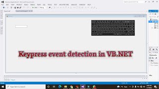 key press event detection in vbnet  how to detect a keypress in visual basicnet [upl. by Conlon]