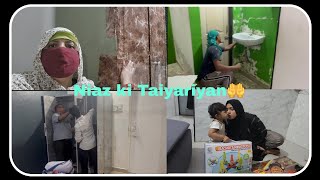 🔷 Mashallah Niyaz ki taiyariyan Niyaz birthday  colour  almirah  viralvideo mumbaivlogger🌹♥️ [upl. by Bucher]