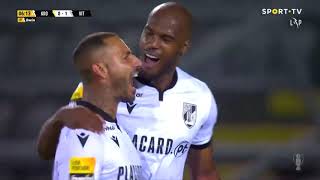 Goal  Golo Quaresma FC Arouca 01 Vitória SC Liga 2122 6 [upl. by Ailil263]