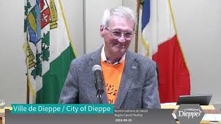 City of Dieppe  Regular Council Meeting 20230925 [upl. by Aihsila55]