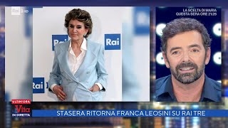 Stasera torna Franca Leosini su Rai Tre  La vita in diretta 04112021 [upl. by Ilajna]