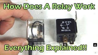 How Does A Relay Work  SPDT DPDT SPST Automotive Relay [upl. by Tomkiel827]