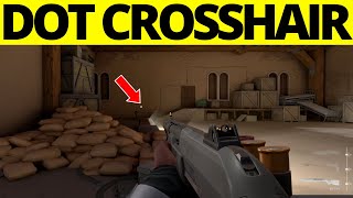 How To Make DOT Crosshair in Valorant  Full Guide 2024 [upl. by Acired]