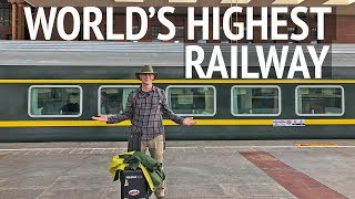 We Rode the Worlds Highest Railway  Tibet Train Ride from Beijing to Lhasa [upl. by Ruffi]