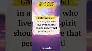 Your Daily Bible Verse  Galatians 61 bibleverse podcast dailybibleverse trustinggod [upl. by Fonz169]