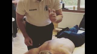 First rib manipulation  ipsilateral side with pisiform contact [upl. by Gnouh]