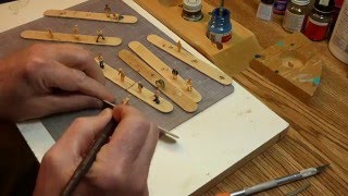 Painting HO Scale Little People [upl. by Hassadah]