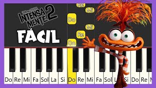 INTENSAMENTE 2  Bundle of Joy  Tutorial piano fácil  Easy Piano [upl. by Boland476]