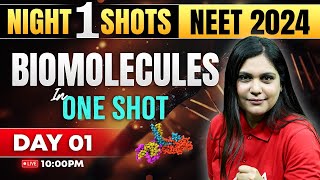 Biomolecules Class 11 Biology One Shot  Night Shots  NEET 2024  Garima Goel [upl. by Ormond]