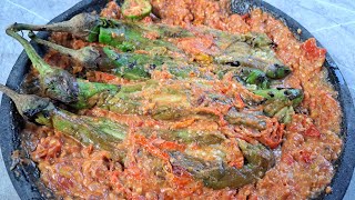 RESEP PECAK TERONG BAKAR SAMBAL KEMIRI [upl. by Ynohtnakram]