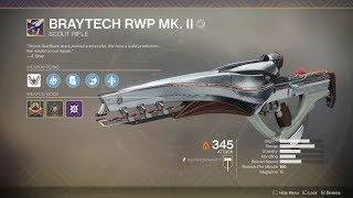 Destiny 2  Nascent Dawn 35 Full Quest Chain Masterwork Braytech RWP Mk II Reward [upl. by Carolyn]