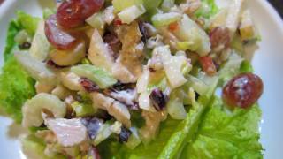 Holiday Recipe Chicken Waldorf Salad [upl. by Nnayhs]