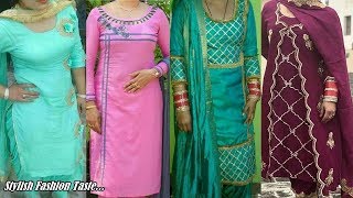 Latest boutique style salwar suit  New fashion suit design  Punjabi suit design for girls [upl. by Cullen]