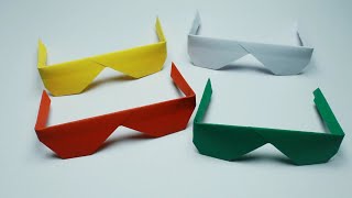 Comment faire des lunettes origami à partir de papier [upl. by Kirtley]