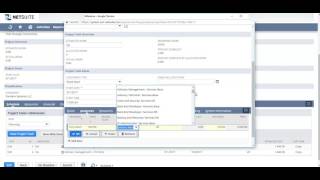 NetSuite  Step 3 Adding Project Schedule [upl. by Adyahs]