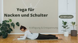 Yoga für Nacken und Schultern  20 Minuten Flow  Kräftigung und Entspannung [upl. by Leen]