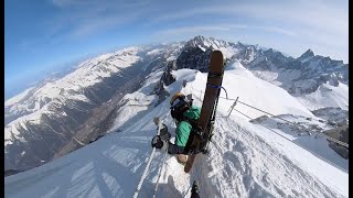 Vallee Blanche and Ski Tour From Helbronner with Friends [upl. by Skelly]