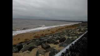 Hurricane Sandy Video 2 October 2728  Raritan Bay and Raritan River [upl. by Nedgo447]