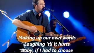 Blake Shelton Mine Would Be You with Lyrics [upl. by Otirecul]