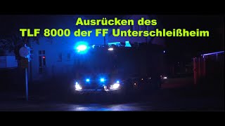 Ansage quotDu da hör mal zuquot Tanklöschfahrzeug 8000 der Feuerwehr Unterschleißheim mit Pressluftgruß [upl. by Lussier807]