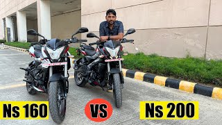 2023 Bajaj Pulsar Ns 160 VS Bajaj Pulsar NS 200 E20 Which Is Better In Price Mileage Features [upl. by Nylrahc]