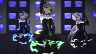 【MMD】「ECHO」  GumiHakuMiku 【4K UHD】 [upl. by Llenil]