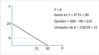 ejercicio resuelto restricción presupuestaria [upl. by Sualocin640]