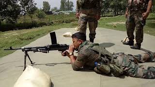 Indian Army LMG FiringTraining [upl. by Wildee]