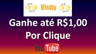 Visity  Ganhe Dinheiro com Cliques [upl. by Vincenty]